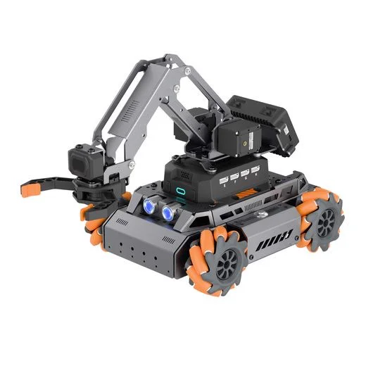 AiMecha M1 mecanum car with a robot arm